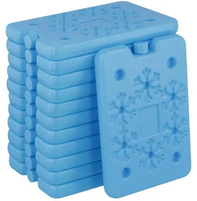 Immagine prodotto di Solidchoice - Set di 12 elementi refrigeranti riutilizzabili da 200 ml per borse termiche
