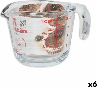 Obrázek produktu pro Odměrka quttin 250 ml skleněná (6 kusů)