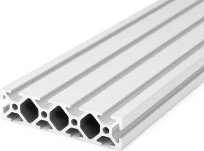 Produktbild von Länge 1610mm - Aluminiumprofil 20x80L I-Typ Nut 5 (leicht), silber eloxiert. Aluminium Profil 20x80 Alu Profile 20 x 80 Montage- Systemprofil