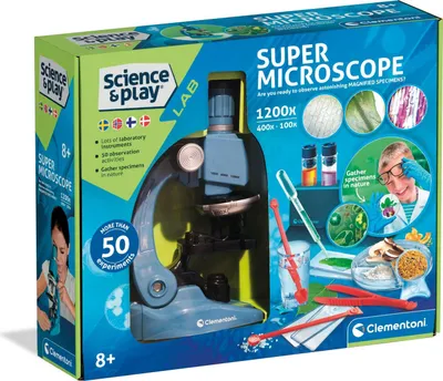 Obrázek produktu pro Dětský mikroskop, zvětšení 1200x, 50 experimentů