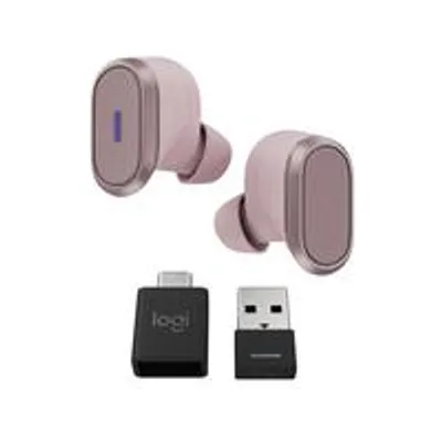 Zdjęcie produktu dla Logitech Zone True Wireless, Bezprzewodowy, Biuro/centrum telefoniczne, 13 g, Zestaw słuchawkowy, Różowy