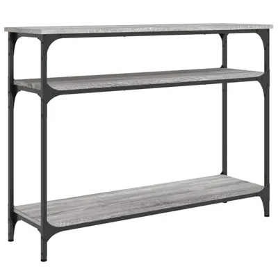 Produktbild von Konsolentisch Grau Sonoma 100x29x75 cm Holzwerkstoff