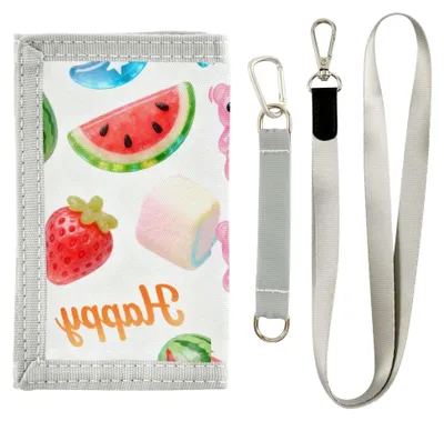 Productafbeelding van Portemonnee voor creditcards met een cartoonprint en een halsband voor heren