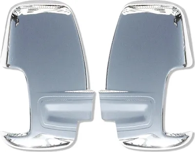 Produktbild von Spiegelkappen Spiegelabdeckung für Ford Transit 2014-2025 Chrom ABS Silber 2tlg