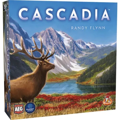 Produktbild von Cascadia Brettspiel – Aufbau von Naturhabitaten für Tiere, mit Solo-Variante