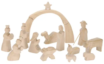 Produktbild von Große Weihnachtskrippe 16tlg.