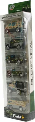 Produktbild von Militärfahrzeuge Set 6 Stück Metallautos Spielzeugautos Robust Langlebig für Kinder Geschenk