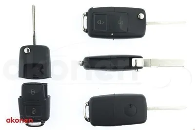 Produktbild von B CAR Schlüssel-Gehäuse Schlüsselgehäuse 004VW001 für VW POLO (9N)