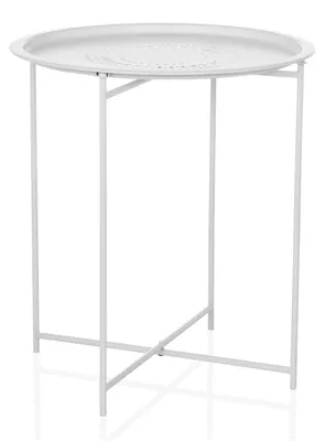 Obrázek produktu pro hjh LIVING Odkládací stolek ALLRUND Kulatý konferenční stolek Noční stolek š 46,0 cm v 52,0 cm