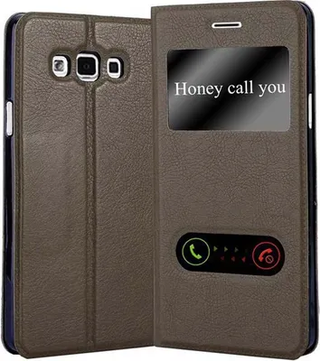Zdjęcie produktu dla Cadorabo DE-119151, Samsung, Samsung Galaxy A7 2015, Brązowy