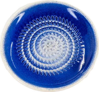 Produktbild von Kaladia - Reibeteller Keramik Unifarben Dunkelblau - Durchmesser ca. 12cm - 810