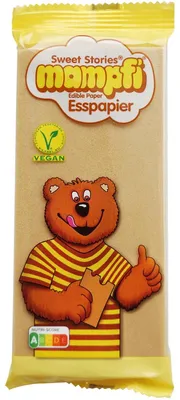 Immagine prodotto di Mampfi cialde fini di carta commestibile al gusto di caramello 20g