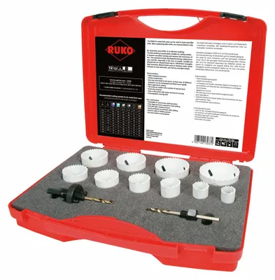 Productafbeelding van RUKO 126304 Gatenzaagset, 12-delig, 1 stuk