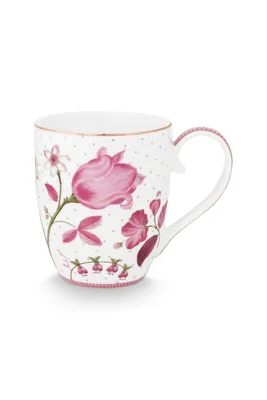 Produktbild von PIP STUDIO Jolie Tulip Pink Becher XL 450ml