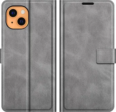 Produktbild von iPhone 13 Hülle - Coverup Deluxe Klapphülle - Grau