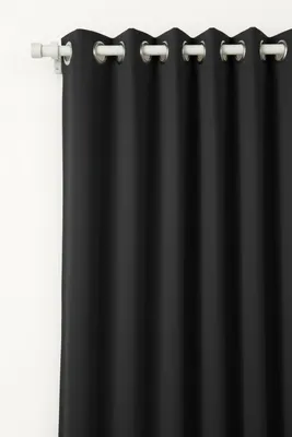 Zdjęcie produktu dla Gruba zasłona zaciemniająca, wykończona, ze szkiełkami i kółkami, 140x250cm