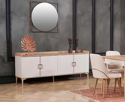 Produktbild von Konsole Kommoden Schminkkonsole Tisch Sideboard Spiegel Konsole Konsolentisch