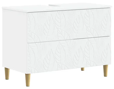 Productafbeelding van vidaXL Wastafelmeubel DELFT, wit, 82 x 41 x 59 cm, houtvezel
