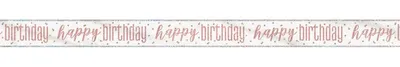 Produktbild von Banner roségold Happy Birthday
