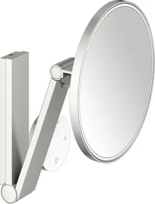 Immagine prodotto di KEUCO iLook_move Miroir de soins de beauté, éclairé, rond, couleur de lumière réglable à plusieurs niveaux, panneau de commande en verre, 17612069002, 17612069002