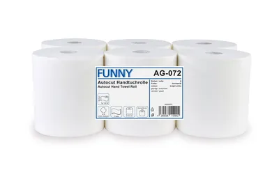 Produktbild von HyPaFol Handtuchrolle Autocut 2 lagig Zellstoff 20cm, 3,9 cm Kern Rollenlänge 130 m