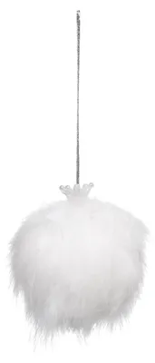 Produktbild von Weihnachtsmotiv Textilkugelkranz 8 cm