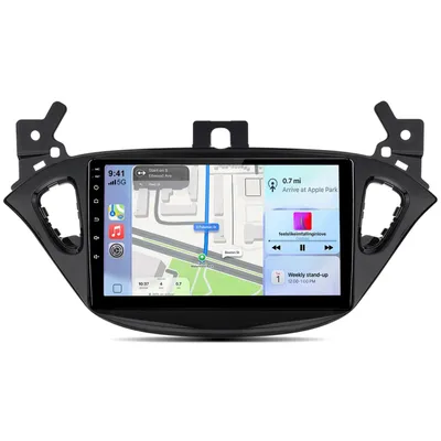 Image de Autoradio Hexinex 9 pouces pour Opel Corsa E (2015-2019) Adam (2013-2016) 2 Go + 64 Go, Android 15, WiFi, 4 cœurs, CarPlay