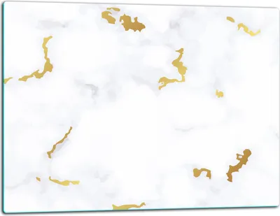 Produktbild von Glasschneidebrett Herdabdeckplatte Glaskeramikkochfeld Universal 52x40 cm Weiß Marmor