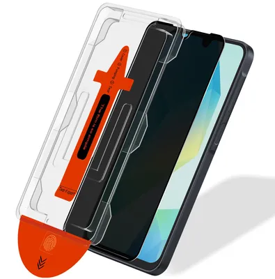 Obrázok produktu pre 1-balenie Samsung A16 Ochranné sklo na displej Privacy - Tvrdené sklo | [Automatická inštalácia] - Bez bublín