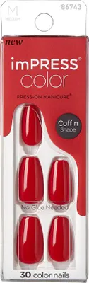 Immagine prodotto di Kiss My Face - ImPRESS Color MC Reddy or Not Nails 30 pcs