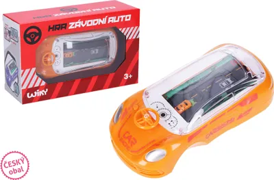 Obrázek produktu pro Hra závodní auto oranžová 17x8x5 cm - český obal