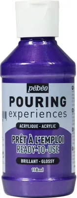 Produktbild von Glänzende Acrylfarbe für Pouring - Violett - 118 ml