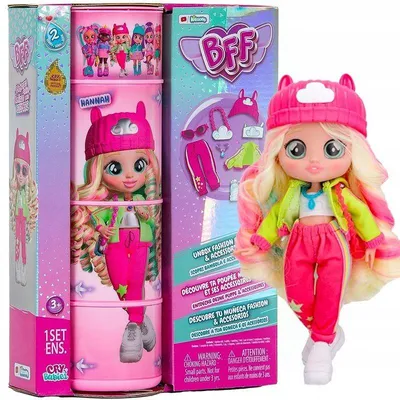 Produktbild von Cry Babies BFF Hannah Modepuppe Serie 2 lange Haare