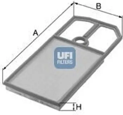 Produktbild von Luftfilter UFI 30.184.00 für VW POLO (6N2) Filtereinsatz