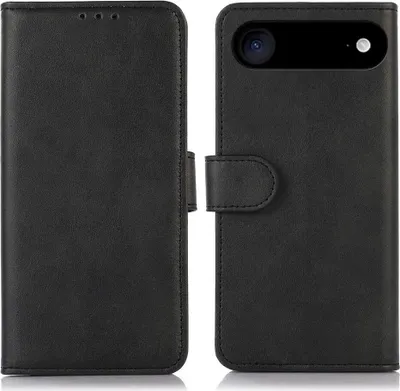 Produktbild von Mobigear Wallet iPhone Air Hülle Klapphülle Geldbörse - Schwarz