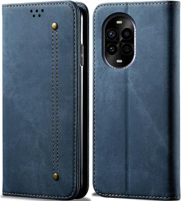 Obrázek produktu pro Pouzdro pro Huawei Nova 13 Pro, Kožené Peněženkové Pouzdro s Magnetickým Uzavíráním a Stojánkem modré