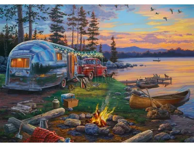 Produktbild von SCHMIDT Puzzle Camper Paradies 1000 Teile