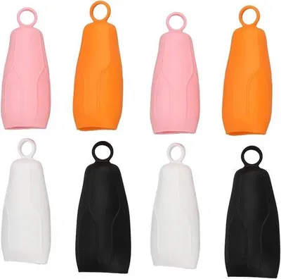 Immagine prodotto di Custodie in silicone per bottiglie da viaggio, confezione da 8, impermeabili