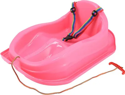 Immagine prodotto di Slitta in plastica con schienale Baby Mix MINI rosa