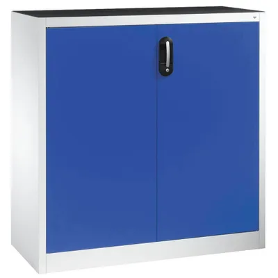 Produktbild von CP Stahlschrank 8531-000 S10148 lichtgrau, enzianblau 2 Fachböden 120,0 x 50,0 x 120,0 cm, aufgebaut, 1 St.