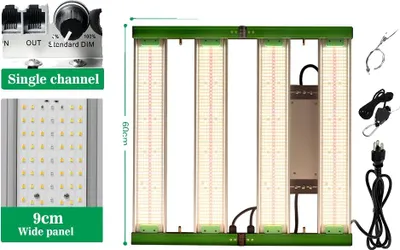 Image de Lampe de culture, intensité réglable, spectre complet, 400 W, canal unique