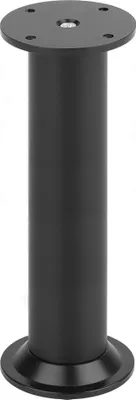 Produktbild von FA004 150 mm verstellbarer Möbelfuß, Mattschwarz