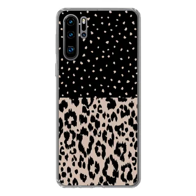 Produktbild von MuchoWow® Handyhülle Schutzhülle Hülle für Huawei P30 Pro Panther Druck - Tiere - Design Silikon Softcase Handy Hülle - Schutzdeckel