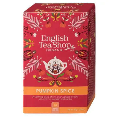 Produktbild von Pumpkin Spice  Tee mit Ingwer, Zimt und Kürbis, English Tea Shop