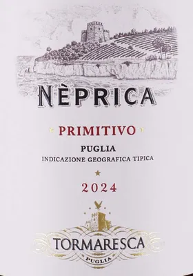 Obrázek produktu pro Neprica Primitivo Puglia IGT 2025, Apulie, Itálie, 14,4 % obj., 0,75 l