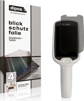 Produktbild von Blickschutzfolie für Zebra PS20 matt Schutzfolie Folie Display Schutz dipos