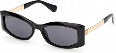 Zdjęcie produktu dla MAX &CO MO0144 Shiny black 55/17/140 Okulary przeciwsłoneczne dla kobiet