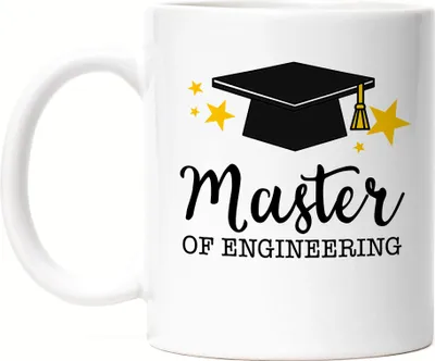 Produktbild von Master of Engineering Tasse Abschluss Geschenk Studium Absolvent Masterabschluss Studium Uni