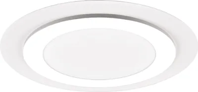 Zdjęcie produktu dla Plafon LED okrągły z pilotem MORGAN serbrny 42W Odcienie bieli 5600lm metal wym:4x45x45cm IP20 Trio