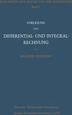 Zdjęcie produktu dla Vorlesung über Differential- und Integralrechnung 1861/62